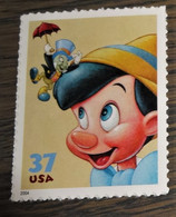 USA - 2004 - Postfris - Scott 3868 - Disney - Vriendschap - Pinokkio En Japie Krekel - Nuovi