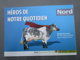 CP 59 Le Département NORD  - VACHE Super Héros - Héros De Notre Quotidien Notre élevage 83700 Vaches Laitières - Nord-Pas-de-Calais