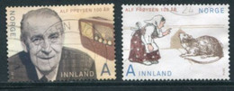 NORWAY 2014 Alf Prøysen Centenary Used.  Michel 1860-61 - Oblitérés