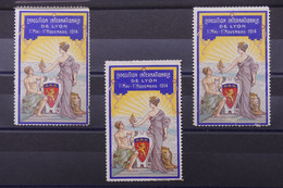 FRANCE - 3 Vignettes De La Foire Exposition De Lyon 1914 - L 104803 - Autres