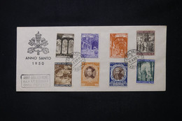 VATICAN - Enveloppe Souvenir De L 'Année Sainte En 1950 - L 104824 - Cartas & Documentos