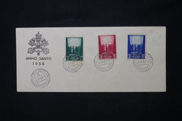 VATICAN - Enveloppe Souvenir De L 'Année Sainte En 1950 - L 104825 - Storia Postale