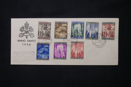 VATICAN - Enveloppe Souvenir De L 'Année Sainte En 1950 - L 104827 - Storia Postale