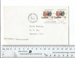 Canada Ottawa To Sechelt BC Canada Jan 27 1970.........................(Box 8) - Eerste Vluchten