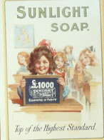 SUNLIGHT SOAP Lever Brothers Port Sunlight Royaume Uni 1910 - Advertising