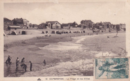 Delcampe - CAPBRETON La Plage Et Les Villas Avec Le Timbre "Rouget De Lisle " - Capbreton