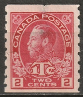 Canada 1916 Sc MR6 Mi 102IaD Yt 105b War Tax MH* Tear At Top/large Thin - Oorlogsbelastingen