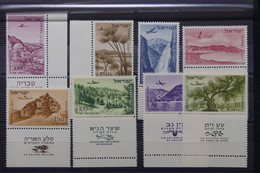 ISRAËL - Série Poste Aérienne Avec Tabs - L 104852 - Posta Aerea