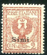 EGEO SIMI 1912 2 C. ** MNH - Egeo (Simi)