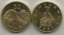 Zimbabwe 2 Dollars 2001. High Grade - Zimbabwe