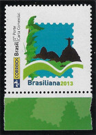 Brazil 2016 Personalized Stamp RHM-PB-02 Brasiliana Philatelic Exhibition Sugarloaf Mountain And Christ The Redeemer - Personnalisés