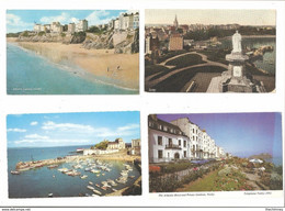 FOUR TENBY PEMBROKESHIRE WALES POSTCARDS - Pembrokeshire