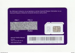 AZERBAIJAN Azercell GSM SIM MINT - Azerbaigian