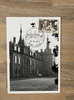 Kaart PERK - Kasteel De Ribaucourt (Stempel 3081 Perk Met Zegel Jeugdfilatelie 1977) - Rug = Blanco Wit - Steenokkerzeel