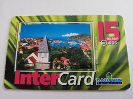 Caribbean Phonecard St Martin French INTERCARD  15 EURO/98.39FR   NO 04 **6073** - Antillas (Francesas)