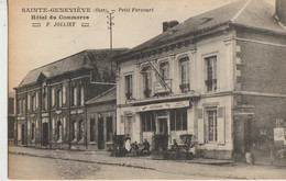 Sainte-Genevieve  60  -Petit-Fercourt_Hotel Du Commerce-Restaurant JOLLIET  Avec Sa Terrasse Bien Animée - Sainte-Geneviève