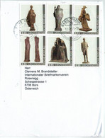 9490 Vaduz 2021 - Bronze-Figuren China - Briefstück - Brieven En Documenten