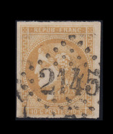 France N°Y&T 43B – Bordeaux – Oblitéré GC1245 - TB - 1870 Bordeaux Printing