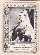INGLATERRA. VICTORIA I, EMPERATRIZ DE LAS INDIAS, 1819-1901. S 19 Nº74, 1880's RARE VIGNETTE 3X4.3CM- LILHU - Beroemde Vrouwen