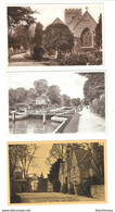 THREE SONNING Nr READING BERKSHIRE POSTCARDS - Otros & Sin Clasificación