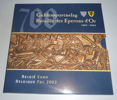 BELGIQUE - SERIE FDC 2002 -  " BATAILLE DES EPERONS D' OR " 1302 - 2002 - Uncirculated