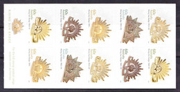 EX-PR-21-08 RISING SUN BADGE. 2012.MICHEL 3738-42 MH 518 =12.0 EURO . MNH**. STARTING PRICE APPROXIMATELY FACE VALUE. - Neufs