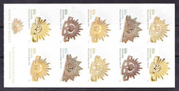 EX-PR-21-08 RISING SUN BADGE. 2012.MICHEL 3738-42 MH 518 =12.0 EURO . MNH**. STARTING PRICE APPROXIMATELY FACE VALUE. - Mint Stamps