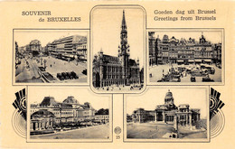 Souvenir De BRUXELLES - Panoramische Zichten, Meerdere Zichten