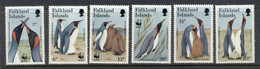 Falkland Is 1991 WWF King Penguin, Birds MUH - Falkland