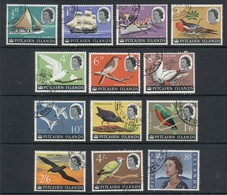 Pitcairn Is 1964-65 QEII Pictorials, Ships & Birds CTO - Pitcairn Islands