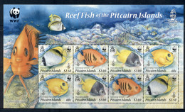 Pitcairn Is 2010 WWF Reef Fishes Of Pitcairn Islands MS MUH - Pitcairn Islands