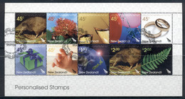 New Zealand 2005 Greetings Stamps MS FU - Gebruikt