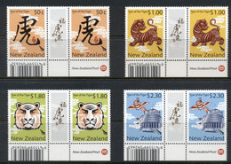 New Zealand 2010 New Year Of The Tiger Gutter Prs MUH - Neufs