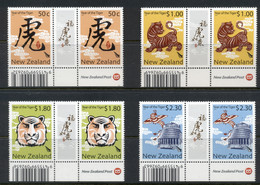 New Zealand 2010 New Year Of The Tiger Gutter Prs MUH - Nuevos