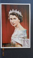 Trois Cartes Avec Timbres Du Canada De 1953 De La Queen Elisabeth - Cartas & Documentos