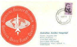 (YY 11) Australia FDC Cover - 1973 - SA Woomera Space Flight Center (NASA) - Autres