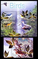 Sandhill Crane, Sparrow, Birds, Tuvalu  MNH Set Of 2 SS - Sparrows