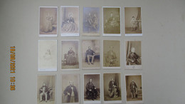 LOT 15 PHOTOS  ANCIENNES / ANONYMES / ANGLETERRE - Anonymous Persons