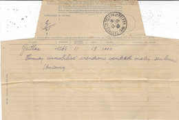 1947- TELEGRAMME De Gaillac Pour CASTRES Cad CASRES Cal TELEPH.et TELEGR. TARN - 1921-1960: Modern Period