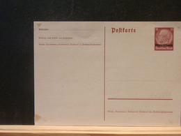 A13/843  CP  ALLEMAGNE SURCHARGE LUX. A VOIRE - 1940-1944 Occupazione Tedesca