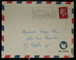 Guyane Française - Oblitération Mécanique Kourou Ville Spatiale à Gauche -1969 - Guyana (1966-...)
