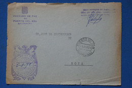 #2  ESPAGNE BELLE LETTRE DEVANT1972  PUERTO DEL SON  POUR NOYA + AFFRANCH. INTERESSANT - Cartas & Documentos