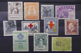 GRECE - Lot De 11 Timbres ( Bienfaisances, Fiscaux Etc.. ) à Voir  - L 104945 - Sammlungen