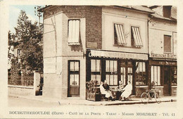 -dpts Div-ref-AW846- Eure - Bourgtheroude - Café De La Poste - Tabac - Maison Mordret - Café - Tabacs - Horlogerie - - Bourgtheroulde