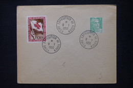 FRANCE  - Vignette ECRS ( Equipes Croix Rouge De Secourisme ) Sur Enveloppe En 1950 - L 104970 - Lettere