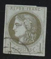 France N°39 Oblitéré Premier Choix - 1870 Emission De Bordeaux