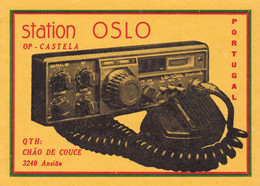 Postal  De Radio -amador-STATION   OSLO-CHÃO DE COUCE - Radio