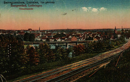 SARREGUEMINES, Vue Générale SAARGEMÜND, Lothringen Gesamtansicht Beau Cachet Postal Sarreguemines : 3.9.1924. - Sarreguemines