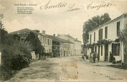 Gabarret * Rue Du Village Et Hôtel PUJOLLE * Villageois - Gabarret