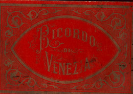 ! 1877 Ricordo Di Venezia, Souvenirheft Mit 12 Bildern , Venedig, Italy, Precurseur - Venezia (Venedig)